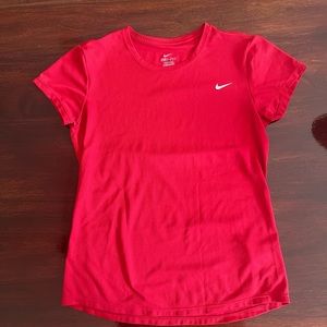 DRI-FIT RED WORK OUT SHIRT